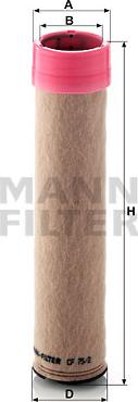 Mann-Filter CF 75/2 - Фильтр добавочного воздуха autosila-amz.com
