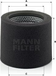 Mann-Filter CS 17 110 - Воздушный фильтр, двигатель autosila-amz.com