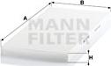 Mann-Filter CU 4594 - Фильтр воздуха в салоне autosila-amz.com