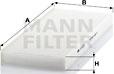 Mann-Filter CU 4179 - Фильтр воздуха в салоне autosila-amz.com