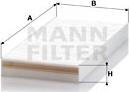 Mann-Filter CU 50 102 - Фильтр воздуха в салоне autosila-amz.com