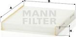 Mann-Filter CU 16 001 - Фильтр воздуха в салоне autosila-amz.com