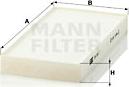 Mann-Filter CU 1811-2 - Фильтр воздуха в салоне autosila-amz.com