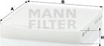 Mann-Filter CU 1835 - Фильтр воздуха в салоне autosila-amz.com
