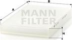 Mann-Filter CU 3192 - Фильтр воздуха в салоне autosila-amz.com