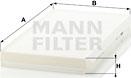 Mann-Filter CU 3139 - Фильтр воздуха в салоне autosila-amz.com