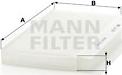 Mann-Filter CU 3337 - Фильтр воздуха в салоне autosila-amz.com