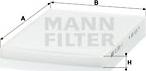 Mann-Filter CU 2951/1 - Фильтр воздуха в салоне autosila-amz.com