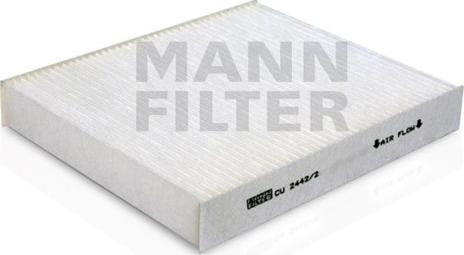 Mann-Filter CU 2442/2 - Фильтр воздуха в салоне autosila-amz.com