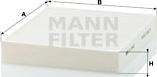 Mann-Filter CU 2442 - CU2442 Фильтр салона CHEVROLET CRUZE 10-/OPEL ASTRA J/INSIGNIA 09-xxxxx autosila-amz.com