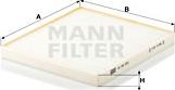 Mann-Filter CU 24 001 - Фильтр воздуха в салоне autosila-amz.com