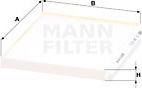 Mann-Filter CU 24 013 - Фильтр воздуха в салоне autosila-amz.com