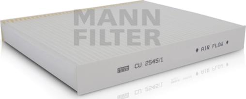 Mann-Filter CU 2545/1 - Фильтр воздуха в салоне autosila-amz.com