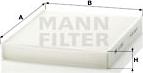 Mann-Filter CU 2533-2 - Фильтр воздуха в салоне autosila-amz.com