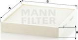 Mann-Filter CU 26 010 - Фильтр воздуха в салоне autosila-amz.com