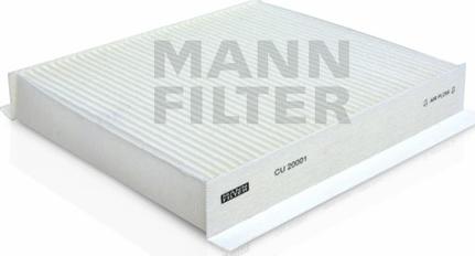 Mann-Filter CU 20 001 - Фильтр воздуха в салоне autosila-amz.com