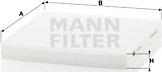 Mann-Filter CU 2132 - Фильтр воздуха в салоне autosila-amz.com