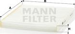 Mann-Filter CU 2129 - Фильтр воздуха в салоне autosila-amz.com