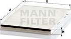 Mann-Filter CU 2839 - Фильтр воздуха в салоне autosila-amz.com