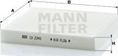 Mann-Filter CU 2345 - Фильтр воздуха в салоне autosila-amz.com