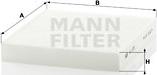 Mann-Filter CU 2351 - Фильтр воздуха в салоне autosila-amz.com