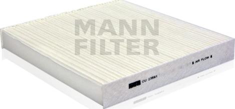 Mann-Filter CU 2358/1 - Фильтр воздуха в салоне autosila-amz.com