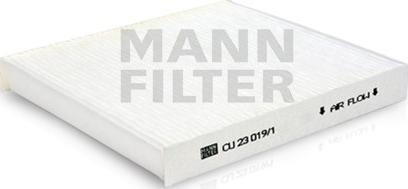 Mann-Filter CU 23 019/1 - Фильтр воздуха в салоне autosila-amz.com