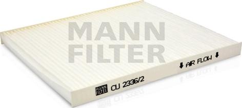 Mann-Filter CU 2336/2 - Фильтр воздуха в салоне autosila-amz.com