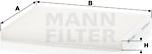 Mann-Filter CU 2243 - Фильтр воздуха в салоне autosila-amz.com