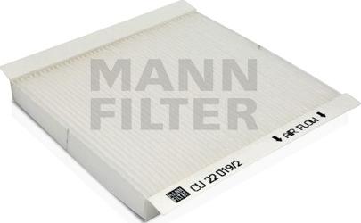 Mann-Filter CU 22 019/2 - Фильтр воздуха в салоне autosila-amz.com