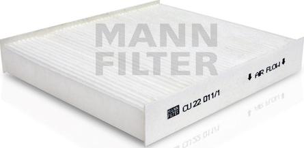Mann-Filter CU 22 011/1 - Фильтр воздуха в салоне autosila-amz.com