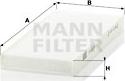 Mann-Filter CU 2216-2 - Фильтр воздуха в салоне autosila-amz.com