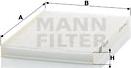 Mann-Filter CU 2218 - Фильтр воздуха в салоне autosila-amz.com