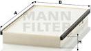 Mann-Filter CU 2746 - Фильтр воздуха в салоне autosila-amz.com