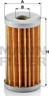 Mann-Filter H 42 - Топливный фильтр autosila-amz.com