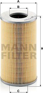 Mann-Filter H 12 107/1 - Масляный фильтр autosila-amz.com