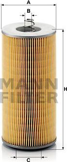 Mann-Filter H 12 110/2 x - Масляный фильтр autosila-amz.com