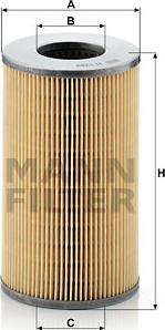 Mann-Filter H 1282 x - Масляный фильтр autosila-amz.com