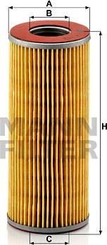 Mann-Filter H 712 k - Масляный фильтр autosila-amz.com