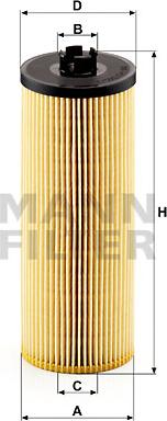 Mann-Filter HU 945/2 x - Масляный фильтр autosila-amz.com