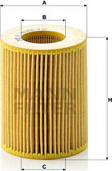 Mann-Filter HU 925/4 y - Масляный фильтр autosila-amz.com