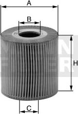 Mann-Filter HU 1077/1 x - Масляный фильтр autosila-amz.com