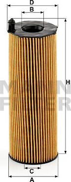 Mann-Filter HU 8001 x - Масляный фильтр autosila-amz.com