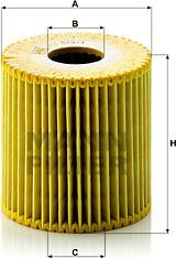 Mann-Filter HU 819/1 x - Масляный фильтр autosila-amz.com