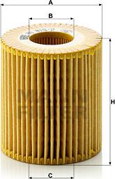 Mann-Filter HU 815/2 x - Масляный фильтр autosila-amz.com