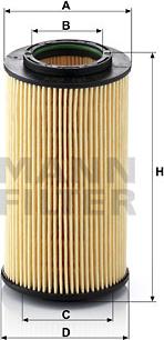 Mann-Filter HU 824 x - Масляный фильтр autosila-amz.com