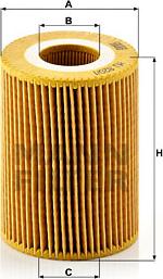 Mann-Filter HU 820/1 y - Масляный фильтр autosila-amz.com