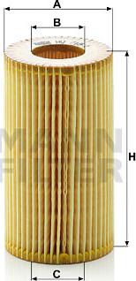 Mann-Filter HU 718/1 y - Масляный фильтр autosila-amz.com