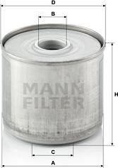 Mann-Filter P 917/1 x - Топливный фильтр autosila-amz.com