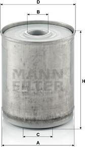 Mann-Filter P 939 x - Топливный фильтр autosila-amz.com
